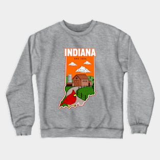 Indiana and vintage Crewneck Sweatshirt